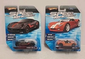 2010 Hot Wheels Speed Machines Ferrari 599 XX - schwarz mit schwarz/goldenen Felgen Xtra - Bild 1 von 12
