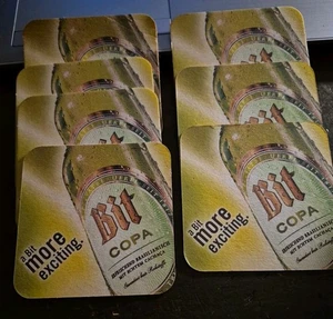 7x Bitburger - alte Bierdeckel-Rarität "Bit Copa - mit echtem Cachaça" - Bild 1 von 1