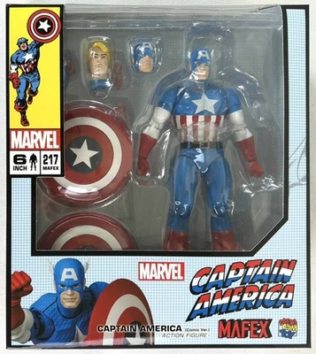 MEDICOM TOY MAFEX Nº217 CAPITÁN AMÉRICA CÓMIC Ver. Figura Figura de acción Foto 1 de 2