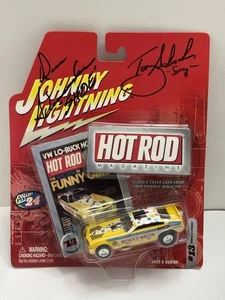 Johnny Lightning SIGNED Wonder Wagon Funny Car Don & Tony Schumacher Signatures - Picture 1 of 12
