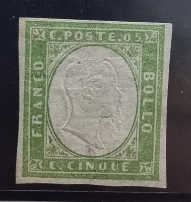 F086 - ANTICHI STATI - VITTORIO EMANUELE 2 - 1861-63 - 5 CENTESIMI - NUOVO - Immagine 1 di 2
