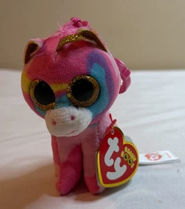 Ty Beanie Boos 3 Zoll Plüsch Taschenclip - Fantasia - rosa Einhorn - Bild 1 von 2
