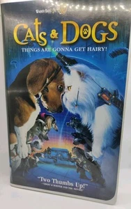Cats Dogs (VHS, 2001, Clamshell) - Picture 1 of 5