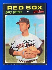 1971 topps baseball #225 Gary Peters Boston Red Sox EX/MT