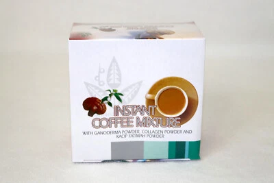 DIAMOND INTEREST Ganoderma Mushroom Collagen Coffee & KACIP Fatimah Powder (Ladies Coffee)