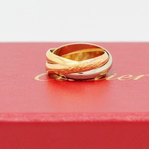 Cartier Trinity Tricolour 18KT Gold mit Cartier Box in Gr. 54 - Bild 1 von 6