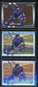 2021 Topps Chrome ALEJANDRO KIRK rc — 3 REFRACTORS CHROME CARDS - Bild 1 von 2