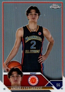 ANDREJ STOJAKOVIC 2023 Topps Chrome McDonalds Refractor #71 Stanford Cardinals - Picture 1 of 2