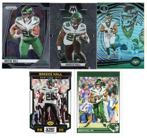 (5) Karten BRIECHENLAND HALLE Lot! Panini Prizm, Mosaic, Illusions, Score...NY JETS - Bild 1 von 1