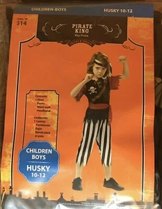 Pirate King Child Costume Halloween Boys Costume 4 Pieces - Picture 1 of 4