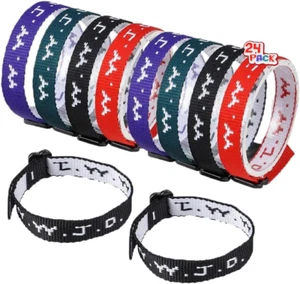WWJD Bracelets (Pack of 24) - What Would Jesus Do Wrist Band - Universal Size -W - Picture 1 of 12