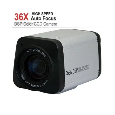 Sony CCTV 1/4" 1200TVL 36X Optical Zoom Auto Focus DSP Color Video Box Camera - Image 1 of 4