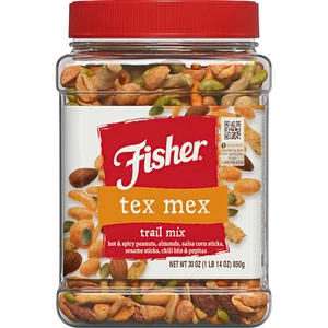 Snack Tex Mex Trail Mix, 30 Ounces, Hot and Spicy Peanuts, Almonds, Salsa Corn S - Picture 1 of 7