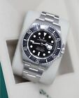 Rolex Sea-Dweller 43mm 126600 Stainless Steel Watch Black Dial Factory Stickers
