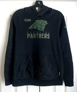 Nike NFL Carolina Panthers Black Salute to Service Youth XL 18/20 Dri-Fit Hoodie - Picture 1 of 11