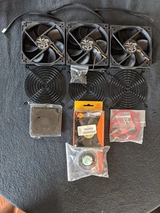 Computer Fan Cooling Bundle Coolerguys CG12025L 12B2-3Y - Photo 1/9