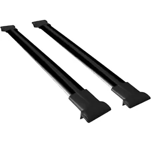 Roof Rack Cross Bars Black Set for BMW 3 Series E91 Touring 2005-2012 - Picture 1 of 15