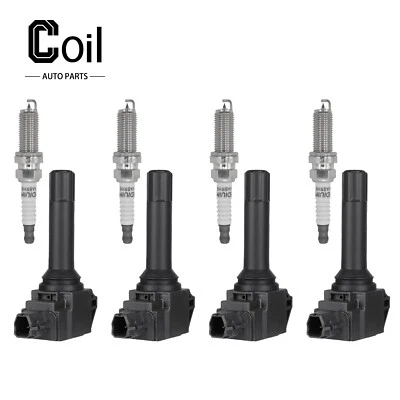 4pcs Ignition Coil and Iridium Spark Plug For Subaru Forester Crosstrek BRZ 2.0L - Изображение 1 из 4