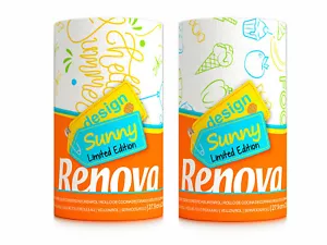 2er Pack Küchenpapier Sunny/Sommer Edition - Maxi Rolle - Bild 1 von 2