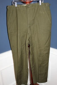 Minty, Original Korean War dated U.S. Army M1951 OD Wool Field Trousers 1953 d. - Picture 1 of 10