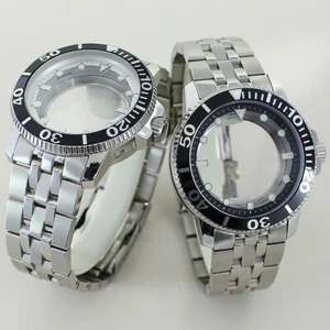 42.5mm Luxury Man Watch Case Band Sapphire Glass For Seiko Nh35 Nh36/38 Movement - Picture 1 of 9