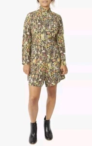 Samantha Pleet Romper Size 0 Floral Highrise - Picture 1 of 14