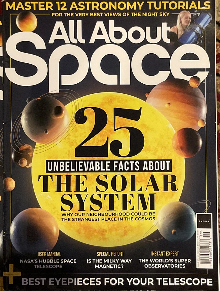 All About Space Magazine (UK) Issue: #129 2022 25 Facts about the Solar System - Image 1 of 1