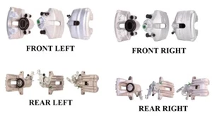 FOR AUDI A3 VW GOLF JETTA SCIROCCO BEETLE LEON TOLEDO FRONT REAR BRAKE CALIPERS - Picture 1 of 5