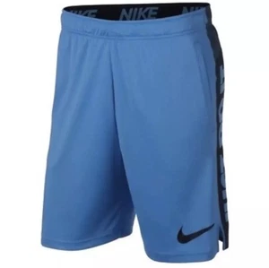 NEU NIKE HERREN DRY SU18 GFX 2 JUST DO IT TRAINING BASKETBALL SHORTS BLAU SMALL - Bild 1 von 4