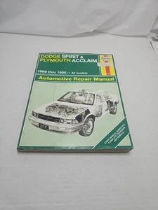 Haynes Repair Manual 30060 (1779) Dodge Spirit,Plymouth Acclaim 1989-1995 - Picture 1 of 9