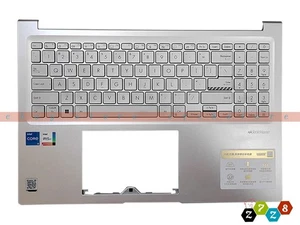 Cubierta de reposamanos plateada para teclado ASUS VivoBook X1603 X1603Z M1603i M1603Q EE. UU. - Imagen 1 de 2