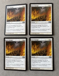 SAFE PASSAGE X4 4 4X Magic 2013 MTG Magic the Gathering Cards - Picture 1 of 2