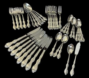 48-teiliges Set 1847 Rogers Bros Edelstahl Cotillion Besteck Gabeln Löffel Messer - Bild 1 von 16