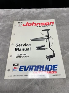 1992 JOHNSON OUTBOARDS SERVICE MANUAL ELECTRIC OUTBOARDS-EVINRUDE OUTBOARDS - Picture 1 of 7