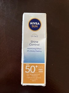 NIVEA Sun Shine Control SPF 50 Sunscreen Ultra Matte 50ml - Picture 1 of 1