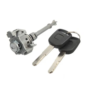 X AUTOHAUX 1 Set Driver Side Door Lock Cylinder Set Kit with 2 Keys for Honda... - Picture 1 of 6