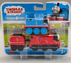 Thomas & Friends Thomas and James Push Along Train Motores Nuevo Precintado - Imagen 1 de 4