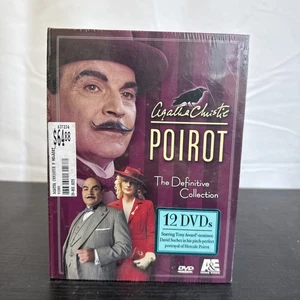 Agatha Christies Poirot The Definitive Collection 12 DVD Box Set NEW SEALED - Picture 1 of 8