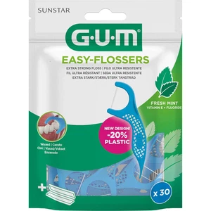 GUM Easy Flossers Zahnseidesticks: 30 Stück inkl. Reiseetui - Bild 1 von 2
