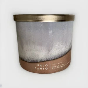 NEW Bath & Body Works White Barn PALO SANTO 3-Wick Jar Candle 14.5oz - Picture 1 of 5