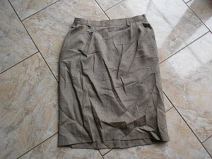 Delmod Gonna In Lana 46 Marrone Beige A Spina Di Pesce Come Nuova #D2461 - Foto 1 di 1