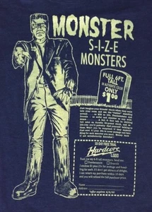 MONSTER GUYS T-SHIRT FRANKENSTEIN HORROR GOTH ROCKABILLY PUNK - Picture 1 of 1