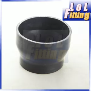 New 3 Ply 4" To 3.5" Straight Reducer Silicone Hose Coupler Pipe 76.2mm Length - Picture 1 of 5