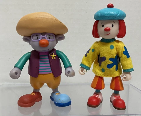 Disney JoJos Circus Figures Skeebo The Sheriff & 4" JoJo Clown PVC Cake Toppers Cover