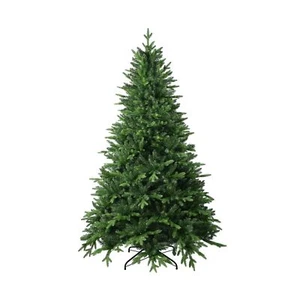 7 FT Artificial Christmas Tree with 1971 PE&PVC Mixed Branch Tips, Unlit Hing... - Picture 1 of 9