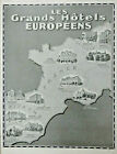 PUBLICITÉ PRESSE 1929 LES GRANDS HOTELS EUROPEENS BRUXELLES SANTANDER NICE LYON