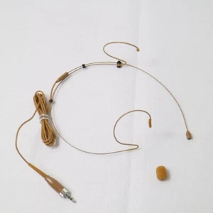 HSP1 Headset Microphone For Sennheiser G3 G4 Wireless BeltPack System Tan Color - Picture 1 of 5
