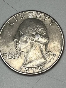 1979 Washington Quarter Errors No Mint Mark AM Touching - Picture 1 of 5