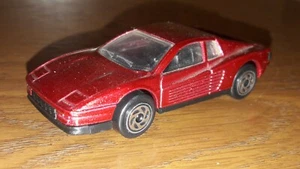 Matchbox MB 75 Ferrari Testarossa metallic rot Made in Macau 1986 - Bild 1 von 6
