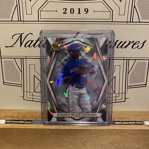 2022 Bowman Chrome Atomic Invicta Rikelvin De Castro 124/150 Toronto Blue Jays - Picture 1 of 2